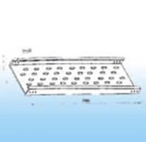 普通有孔托盤(pán)直槽電纜橋架